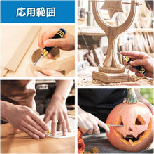 将图片加载到图库查看器，スジボリ タガネ 7本 セット 7種類 刃幅 【 0.1mm 0.2mm 0.4mm 0.6mm 0.8mm 1.0mm 2.0mm 】 DIY 趣味 ガンプラ ミニ四駆 フィギュア プラモデル モールド パネルライン スジ彫り 筋彫り 模型 ラインスクライバー ラインチゼル スクライパー スケールモデル 模型製作 工具
