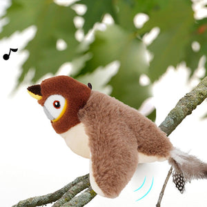 猫 玩具 鳥おもちゃ,激しく羽ばたく 室内 猫用 鳥 おもちゃ スズメ 猫じゃらし USB 充電式 子猫 ストレス解消 面白い 夢中 楽しい 猫 ねこ ネコ 用 ペット 可愛い 癒し いやし プレゼント 子供 ネコの健康 運動 耐久性 構造 安全 簡単 充電 可愛い鳥の鳴き声で夢中になる
