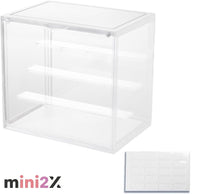 Charger l'image dans la galerie, コレクションケース 透明 アクリル 素材 4段 マグネット 扉 付き ディスプレイケース フィギュア 人形 ドール ぬい トイ 収納 ボックス 展示 UVカット 紫外線カット 積み重ね 板 取り外し 可能 防塵 防湿 アクリルケース 卓上 大型 小型 人形 ミニカー おしゃれ 推し活
