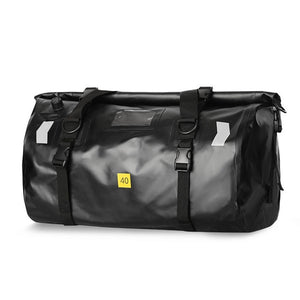 バイク ツーリング バッグ 自転車 キャンプ 完全 防水 40L  エアバルブ搭載 ツーリング用 防水 キャンプ アウトドア ハンドバッグ バックパック ショルダーバッグ ツーリングバッグ メンズ レディース 日帰り 旅行 大容量 シンプル おしゃれ 軽量 ヘルメット 収納 キャンプ