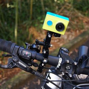 アクション カメラ 用 延長 アダプター 8点1セット GoPro アクションカム 用 ネジ 4本 アダプター 4個 多軸 同方向 35mm 50mm 3方向 同方向 90度 GoPro用 アクセサリー ネジ付属 アクションカメラ ウェアラブルカメラ スポーツカメラ 角度調整 自由 プロ バイク 自転車 車