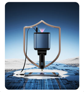 シガーソケット 車 充電 USB USB-C Type-C 巻き取り 式 ケーブル ムードライト ホームスター 車載充電器 巻き取り式 充電ケーブル 100W 充電器 usb-c 急速充電 [4台同時充電可能] カーチャージャー タイプc ケーブル TypeC カー用品 車充電器 車用品 iPhone 12V-24V 対応
