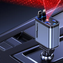 画像をギャラリービューアに読み込む, シガーソケット 車 充電 USB USB-C Type-C 巻き取り 式 ケーブル ムードライト ホームスター 車載充電器 巻き取り式 充電ケーブル 100W 充電器 usb-c 急速充電 [4台同時充電可能] カーチャージャー タイプc ケーブル TypeC カー用品 車充電器 車用品 iPhone 12V-24V 対応
