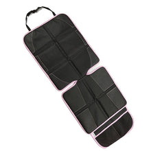 Load images into the gallery viewer,チャイルドシート 座席 保護 マット シート カバー 赤ちゃん 子供 チャイルド 車 カー用品 防水 傷 汚れ 防止 表面 ラバー生地 裏面 滑り止め素材 摩擦抵抗 滑り止め 転倒 防止 簡単 取付 工具 不要 カー お出かけ アウトドア 旅行 日帰り 使いやすい 安心 ブラックピンク
