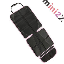 Load images into the gallery viewer,チャイルドシート 座席 保護 マット シート カバー 赤ちゃん 子供 チャイルド 車 カー用品 防水 傷 汚れ 防止 表面 ラバー生地 裏面 滑り止め素材 摩擦抵抗 滑り止め 転倒 防止 簡単 取付 工具 不要 カー お出かけ アウトドア 旅行 日帰り 使いやすい 安心 ブラックピンク
