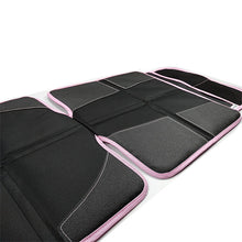 Load images into the gallery viewer,チャイルドシート 座席 保護 マット シート カバー 赤ちゃん 子供 チャイルド 車 カー用品 防水 傷 汚れ 防止 表面 ラバー生地 裏面 滑り止め素材 摩擦抵抗 滑り止め 転倒 防止 簡単 取付 工具 不要 カー お出かけ アウトドア 旅行 日帰り 使いやすい 安心 ブラックピンク
