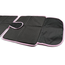 Load images into the gallery viewer,チャイルドシート 座席 保護 マット シート カバー 赤ちゃん 子供 チャイルド 車 カー用品 防水 傷 汚れ 防止 表面 ラバー生地 裏面 滑り止め素材 摩擦抵抗 滑り止め 転倒 防止 簡単 取付 工具 不要 カー お出かけ アウトドア 旅行 日帰り 使いやすい 安心 ブラックピンク

