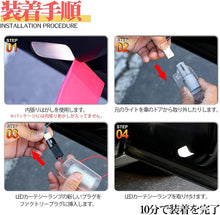 Load images into the gallery viewer,カーテシ ランプ LED ライト 2個セット 【 選べるカラー 】 カーテシランプ 高輝度 多車種 車 カー用品 対応 トヨタ アイシス アルファード ヴェルファイア エスティマ レクサス CT ES GS GX 適用 ドア ウェルカム ライト 簡単 取付 省エネ 耐久性 防水 ウェルカムランプ
