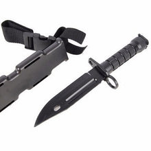 画像をギャラリービューアに読み込む, M9 銃剣 ダミーナイフ Bayonet バヨネット M10シース付き 鞘 米軍官給タイプ ゴム製 ラバーナイフ サバイバルゲーム SWATコスプレ 特殊部隊 ミリタリー装備 撮影用小道具 タクティカル 模造刀 黒色 ブラック レプリカ 単品 タクティカルナイフ 撮影 演出小道具 送料無料
