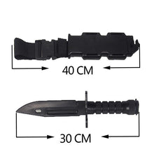画像をギャラリービューアに読み込む, M9 銃剣 ダミーナイフ Bayonet バヨネット M10シース付き 鞘 米軍官給タイプ ゴム製 ラバーナイフ サバイバルゲーム SWATコスプレ 特殊部隊 ミリタリー装備 撮影用小道具 タクティカル 模造刀 黒色 ブラック レプリカ 単品 タクティカルナイフ 撮影 演出小道具 送料無料
