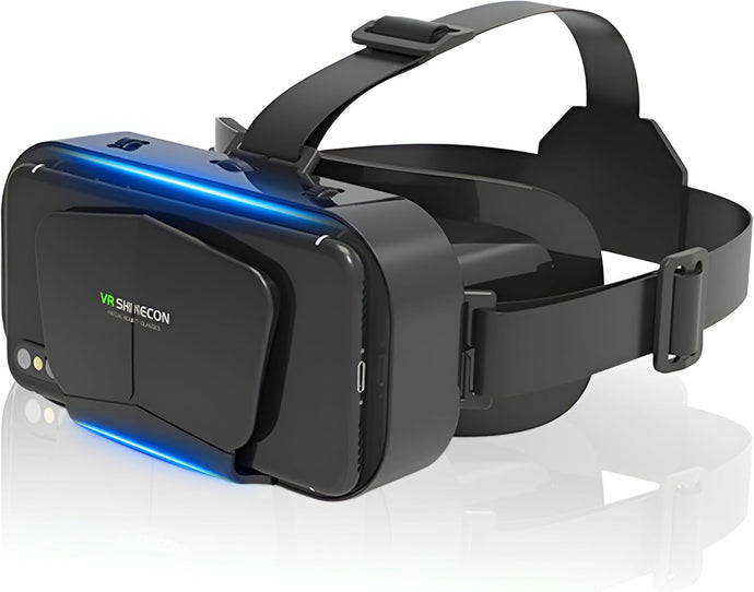 VRゴーグル オープンパネル設計 プラグアンドプレイ VR ヘッドセット 3D パノラマ 体験 1080P 超広角 120°視野角 スマホ 非球面光学レンズ 焦点 瞳孔距離 調節可能 装着感 良い メガネ 対応 通気性 軽量 4.7～6.5 iPhone android アイフォン アンドロイド などスマホ対応