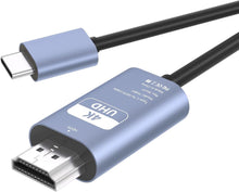 画像をギャラリービューアに読み込む, TypeC to HDMI 変換 グレー ケーブル 約2ｍ ロングケーブル 4K 対応 映像 接続 出力 高画質 Thunderbolt3 Thunderbolt4 対応 互換 難しい設定不要 在宅勤務 日本語説明書付 タイプC USBC 接続ケーブル iPhone Max iPad Book Surface Galaxy Android 在宅 ワーク 多機種
