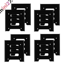 Load images into the gallery viewer,HDD SSD 変換 マウンタ マウント 8個 お得 セット ネジ 付 2.5インチ → 3.5インチ スチール ブラケット ケース 変換マウンタ 変換ブラケット PC デスクトップ パソコン ブラケット 簡単 手軽 便利 固定 設置 コンパクト スペース 有効 活用 耐久性 放熱性 PC 組み立て
