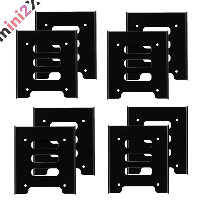 HDD SSD 変換 マウンタ マウント 8個 お得 セット ネジ 付 2.5インチ → 3.5インチ スチール ブラケット ケース 変換マウンタ 変換ブラケット PC デスクトップ パソコン ブラケット 簡単 手軽 便利 固定 設置 コンパクト スペース 有効 活用 耐久性 放熱性 PC 組み立て