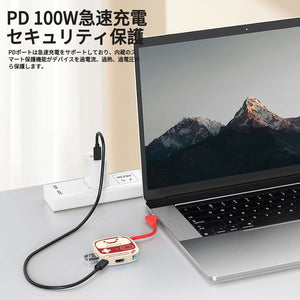 任天堂 Switch2 用 HDMI変換アダプター 【 2025年 新型 3in1 多機能 】HDMI 変換 アダプター ドック スイッチドック スイッチ2ドック PD100W 急速 充電 Type-c 充電器 HDMI 4K 60Hz/USB 3.0/PD100W 有機EL テレビ 5Gbps 過電流保護 TVモード 充電モード 互換性 遅延なし