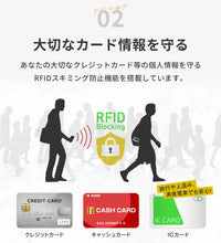 Load images into the gallery viewer,カードケース スライド式 スキミング防止 磁気防止 RFID NFC メンズ レディース スリム シンプル コンパクト 人気 カード

