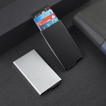 Charger l&#39;image dans la galerie, カードケース スライド式 スキミング防止 磁気防止 RFID NFC メンズ レディース スリム シンプル コンパクト 人気 カード
