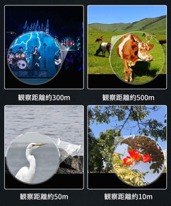 Monocular Telescope 40 × 60 10x Wide Angle High Magnification Zoom Telephoto Lens Smartphone Compatible