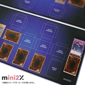 TCG 遊戯王カード ラバー プレイマット バトルフィールド ハーフサイズ 30×60cm - mini2x_store(ミニツーストア)