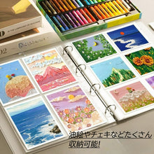 Charger l&#39;image dans la galerie, 油絵 チェキ 収納ファイル 大容量 写真 フォト 絵画 絵 収納 ファイル ケース コレクション 思い出 イラスト PP
