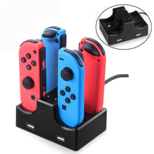Load images into the gallery viewer,Joy-Con dedicated charging stand Nintendo Switch controller 4 chargers at the same time
