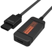 将图片加载到图库查看器，HDMI 変換アダプター ビデオコンバーター N64 GameCube SFC SNES 軽量 軽い コンパクト レトロゲーム
