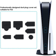 画像をギャラリービューアに読み込む, PS5 プレステ5 本体 防塵カバー 7個セット PS5ダストプラグ シリコン防塵プラグセット Playstation5 プレイステーション5 USB HDMインターフェース PS5ゲーム機用 防塵プラグ USB保護 防塵カバーセット コンソール ほこり 防止 防塵 カバー 汚れ ゲーム ゲーミング
