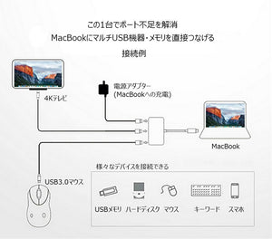 USB Typc-C （対応機種をご確認ください） ハブ HDMI 変換 アダプター - mini2x_store(ミニツーストア)