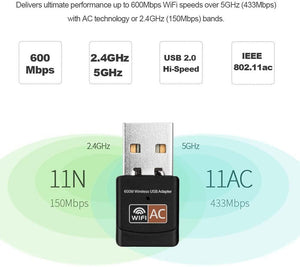 USB WIFI アダプタ wifi 機能を追加 補助 通信機能が安定 無線機能がないＰＣに対応 - mini2x_store(ミニツーストア)
