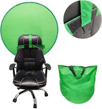 将图片加载到图库查看器，クロマキー 初心者でも使いやすい 直径110cm 椅子に簡単取り付け - mini2x_store(ミニツーストア)
