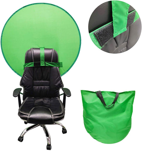クロマキー 初心者でも使いやすい 直径110cm 椅子に簡単取り付け - mini2x_store(ミニツーストア)