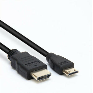 【 miniHDMI to HDMI 】 変換 ケーブル アダプタ 金メッキ仕様 1.5m - mini2x_store(ミニツーストア)