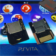 Load images into the gallery viewer,PS Vita 【 変換メモリーカード１枚 】microSDカードをVitaのメモリーカードに変換可能 メモリーカード 変換 アダプター
