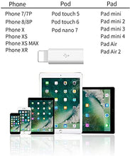 Load images into the gallery viewer,3個セット Micro USB to Lightning ライトニング アイフォン 簡単 変換アダプタ 急速充電とデータ伝送 ミニサイズ マイクロUSB 変換用アダプター 小さい コンパクト iPhone 12/11Pro MAX / 11Pro / 11 / Xs 対応 iPhone スマホ
