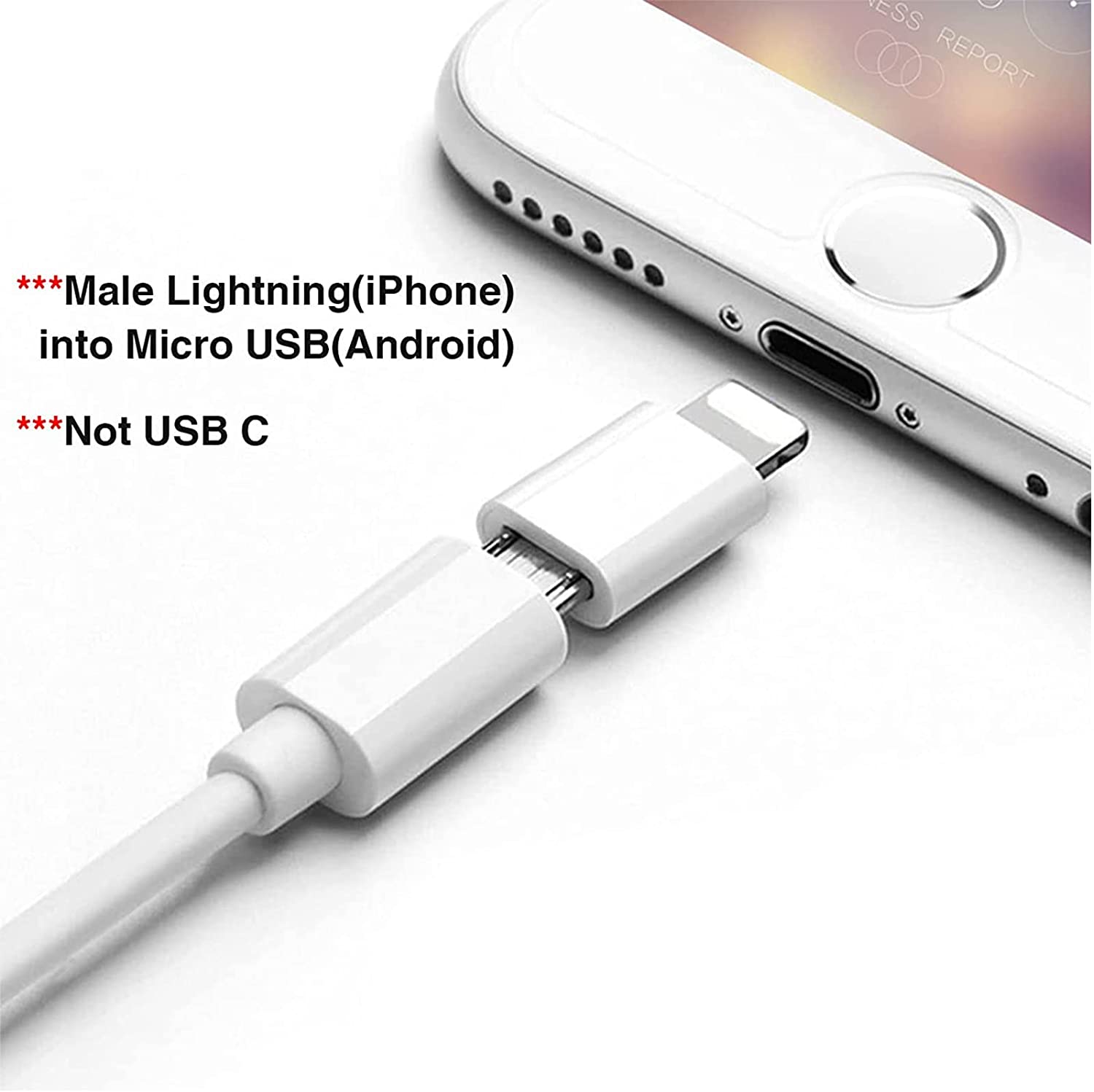 microUSB to Lightning 変換アダプタ  AndroidからiPhone 充電  (ACCEZZ) PayPay