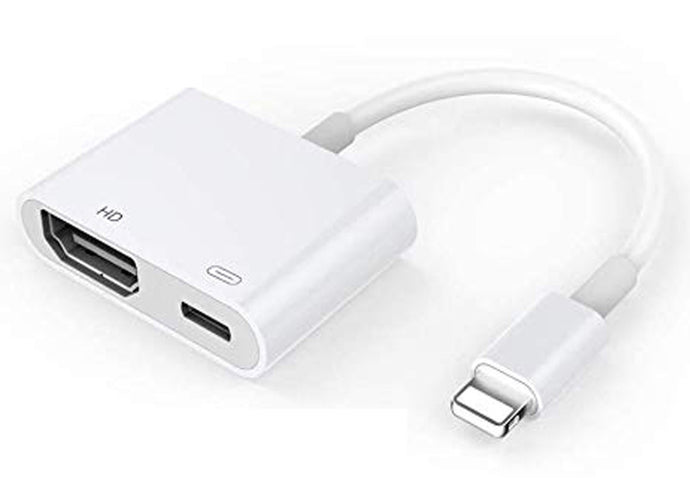 Easily output the screen of the Lightning HDMI iPhone to the TV [Use while charging]