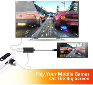 MHL HDMI 変換 アダプタ Micro USB to HDMI 変換 ケーブル - mini2x_store(ミニツーストア)