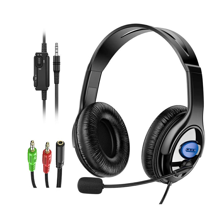 Headset Remote Work With Microphone Work Home Headphones Lightweight