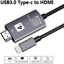 将图片加载到图库查看器，【幅広い互換性】ロング 2m USB Type C HDMI 交換 変換 ケーブル タイプC - mini2x_store(ミニツーストア)
