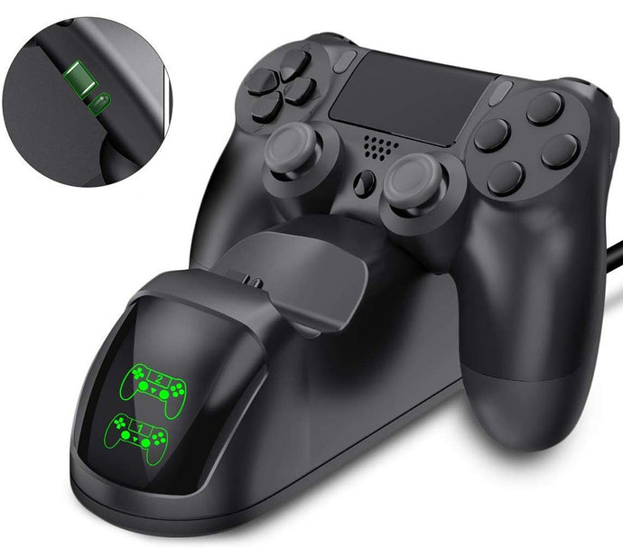 PS4 控制器 2 个充电器同时兼容 PlayStation 4 Pro Slim DUAL SHOCK4
